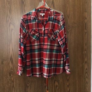 Croft and Barrow plaid flannel shirt XXL